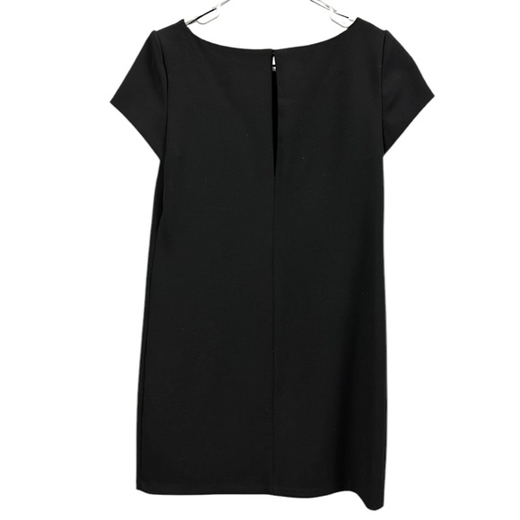 Zara Woman Black Keyhole Back Short Sleeve Shift Dress Imported Womens XS - Picture 7 of 10